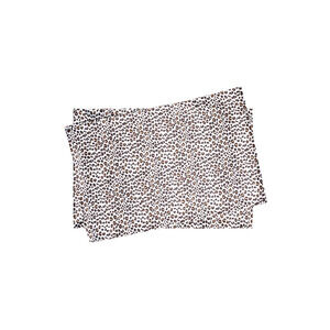 Betsey Johnson Leopard Satin Pillowcase Set Standard 20x30